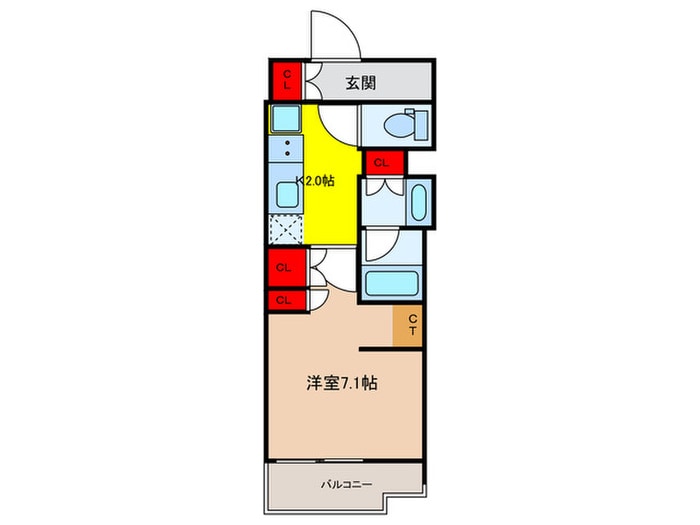間取り図 プラウドフラット両国サウス