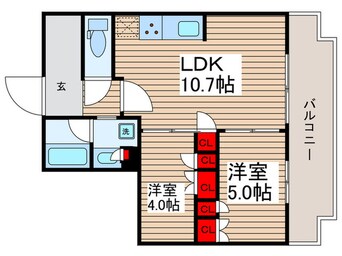 間取図 プラウドフラット両国サウス