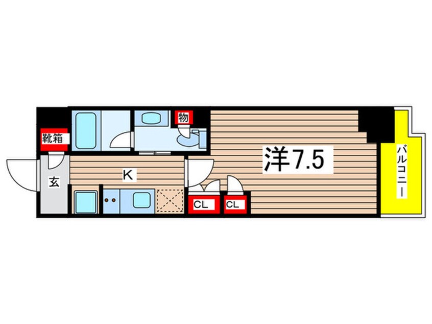 間取図 プラウドフラット両国サウス