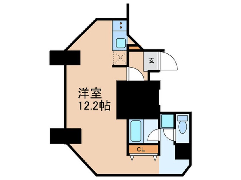 間取図 ﾙ･ｸﾞﾗﾝｼｴﾙ ﾚｾﾞｰﾙ御成門