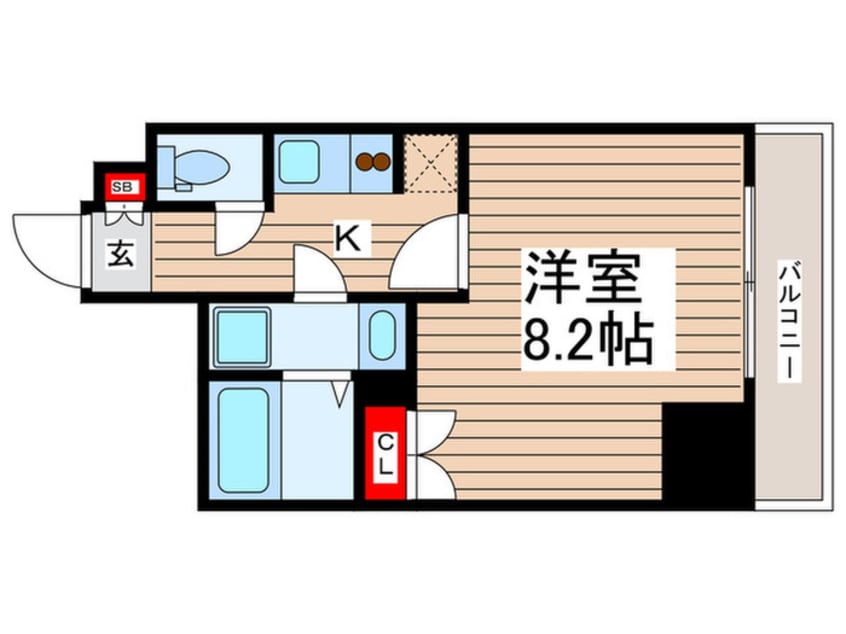 間取図 フィ－ルドヒルズ門前仲町