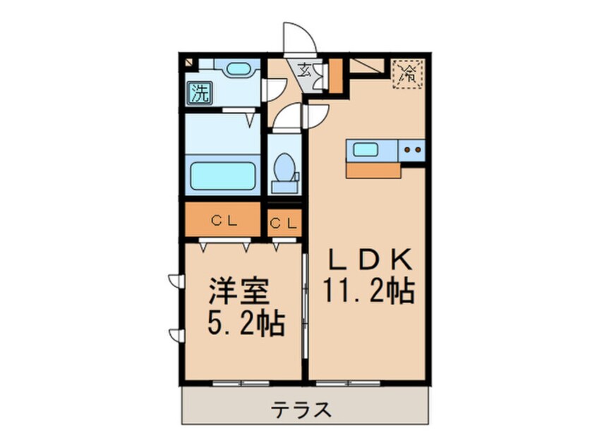 間取図 カームコート