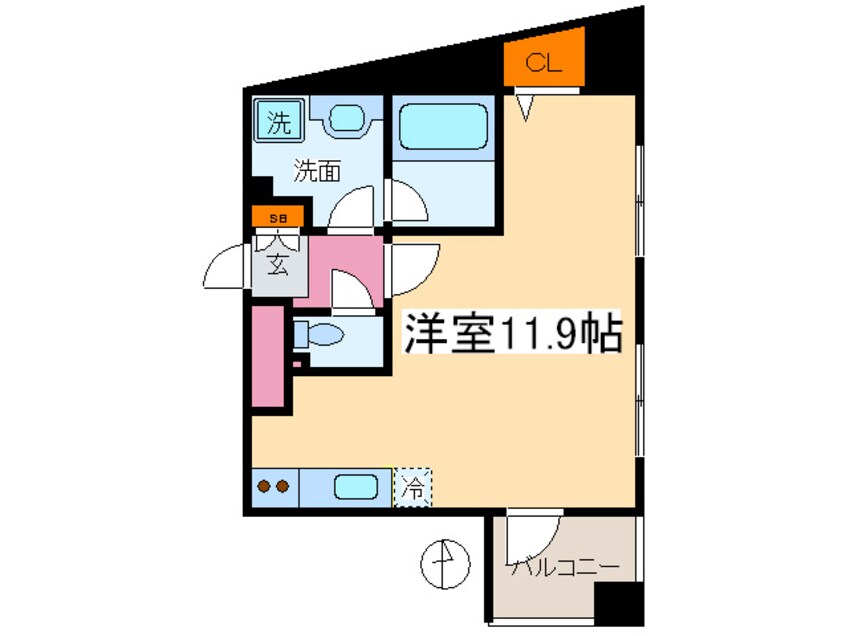 間取図 コンフォリア銀座EAST