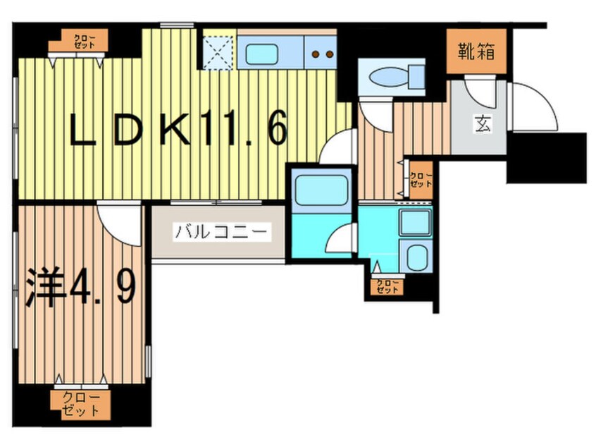 間取図 コンフォリア銀座EAST