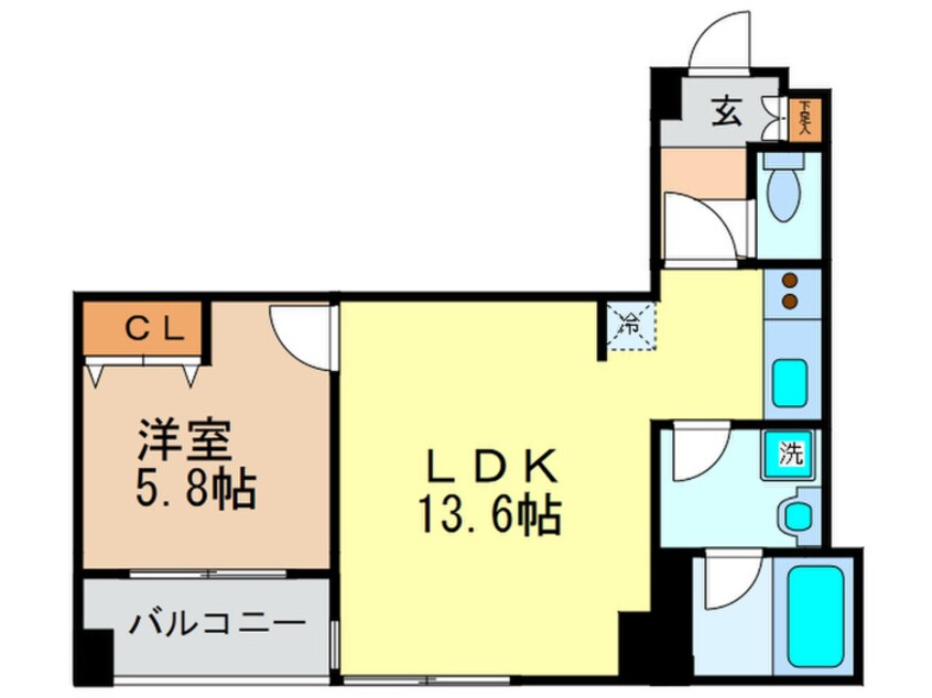 間取図 コンフォリア銀座EAST