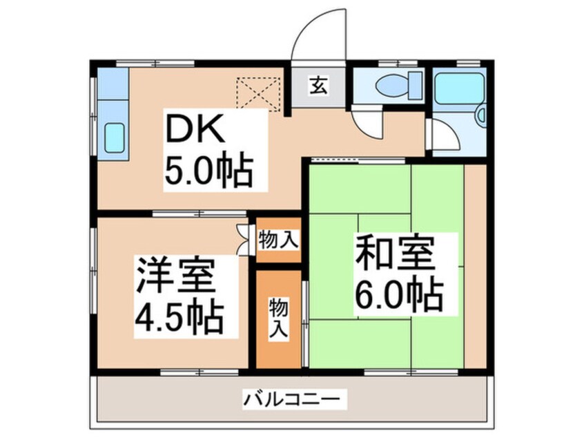 間取図 クロ－バ－ハウス