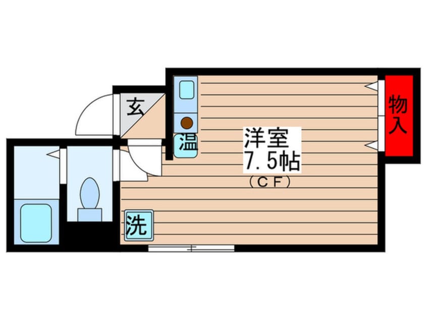 間取図 ベルデ押上