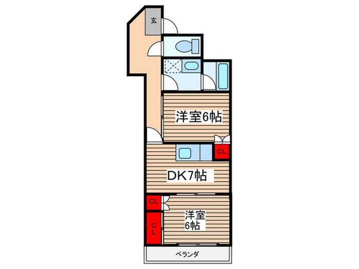 間取り図 松戸三角ビル