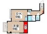 シャイン ２１ 1DKの間取り
