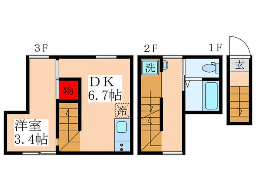 間取図 ポンテヴェキオ平和台