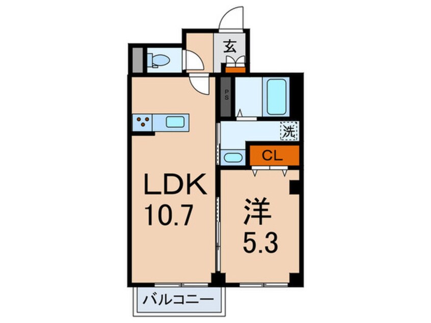 間取図 ビューノ南大塚