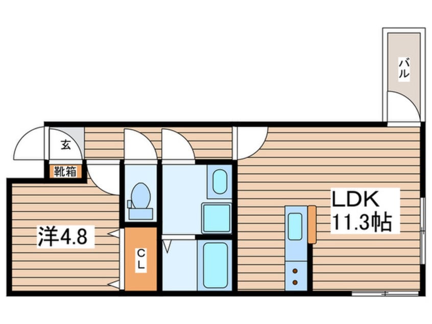 間取図 グリーンヒル高田