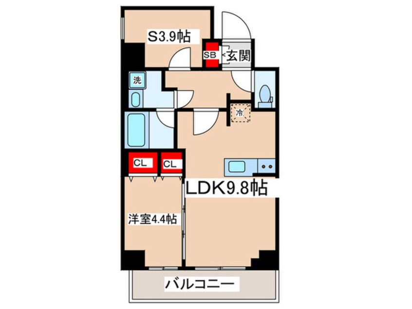 間取図 S-RESIDENCE錦糸町South