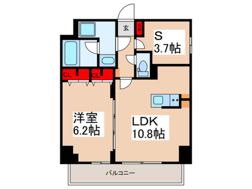 間取図 S-RESIDENCE錦糸町South