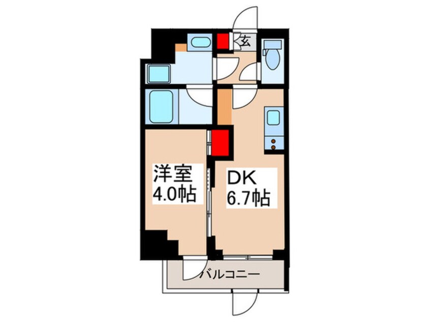 間取図 S-RESIDENCE錦糸町South