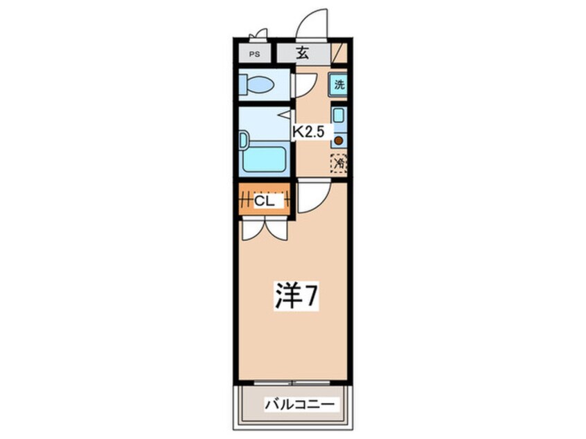 間取図 クイーンズガーデンＮＡＫＡＮＯ