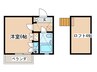 コ－ポステラ 1Rの間取り