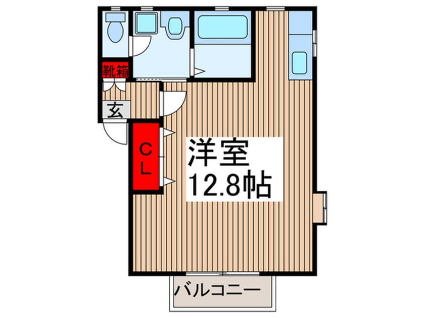 間取図 コーポサンフラワーＢ