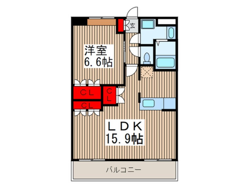 間取図 ｂｒｉｓｅ・ｄｏｕｘ