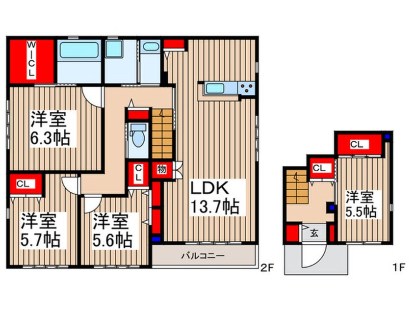 間取図 カーサステラ