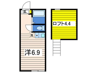 間取図 ﾕﾅｲﾄ石川町ｽｳｨｰﾄﾊﾞﾚﾝﾀｲﾝ