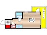 サントピヤ・マンション 1Rの間取り