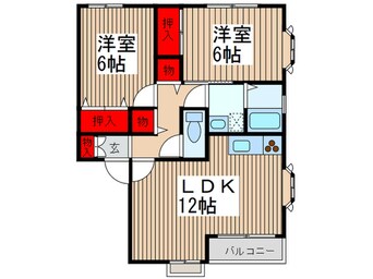 間取図 グラン・シャトーA