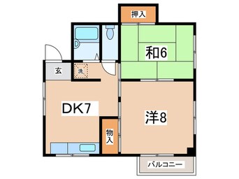 間取図 大野台ハイツ