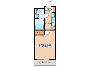 間取図 S-RESIDENCE玉川学園前