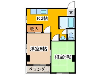 間取図 奈良コ－ポ