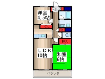 間取図 ヴェル・ドミ－ル