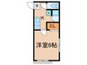 メープルハイツ 1Kの間取り