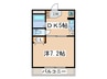 光正マンション 1DKの間取り