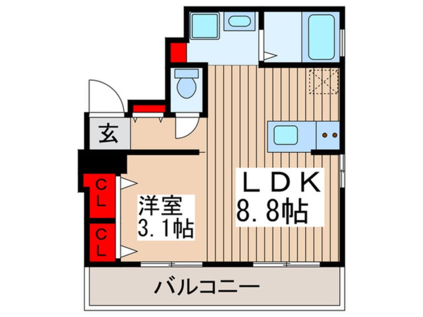 間取図 Noir et　Marron