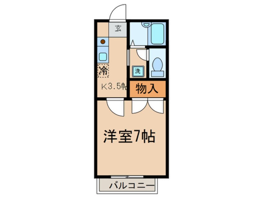 間取図 オネスト小宮