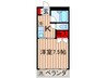 ジュエリ－コ－トＢ 1Kの間取り