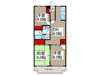 間取図 プラザナカムラ