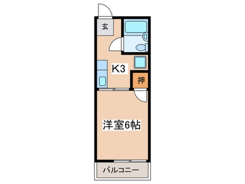 間取図 シティハイムエクセルⅡ