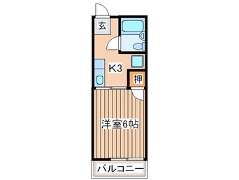 間取図 シティハイムエクセルⅡ