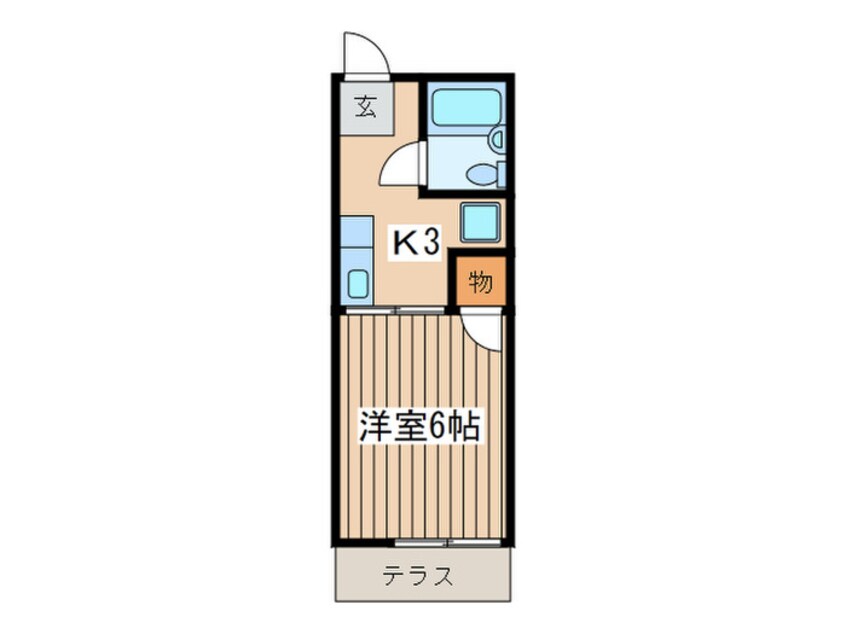 間取図 シティハイムエクセルⅡ