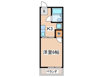 間取図 シティハイムエクセルⅡ