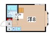 プチフォーレ百合ヶ丘 1Rの間取り