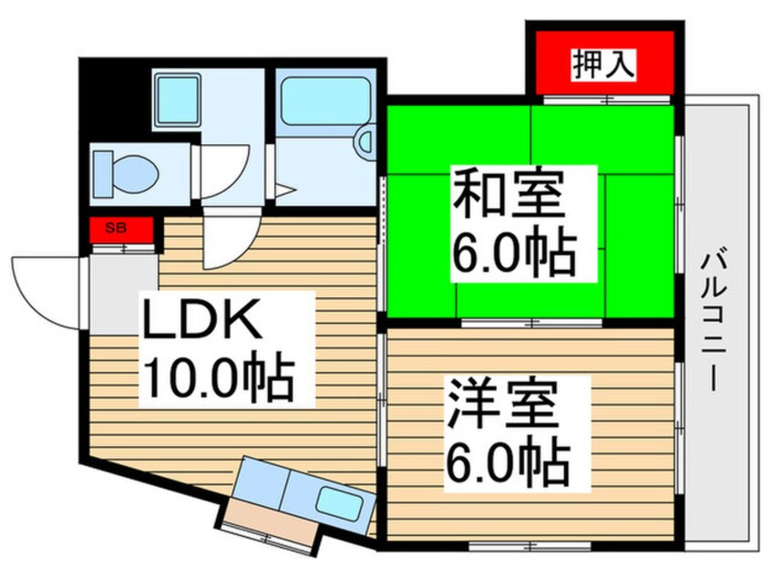 間取図 ノーブルハイツ