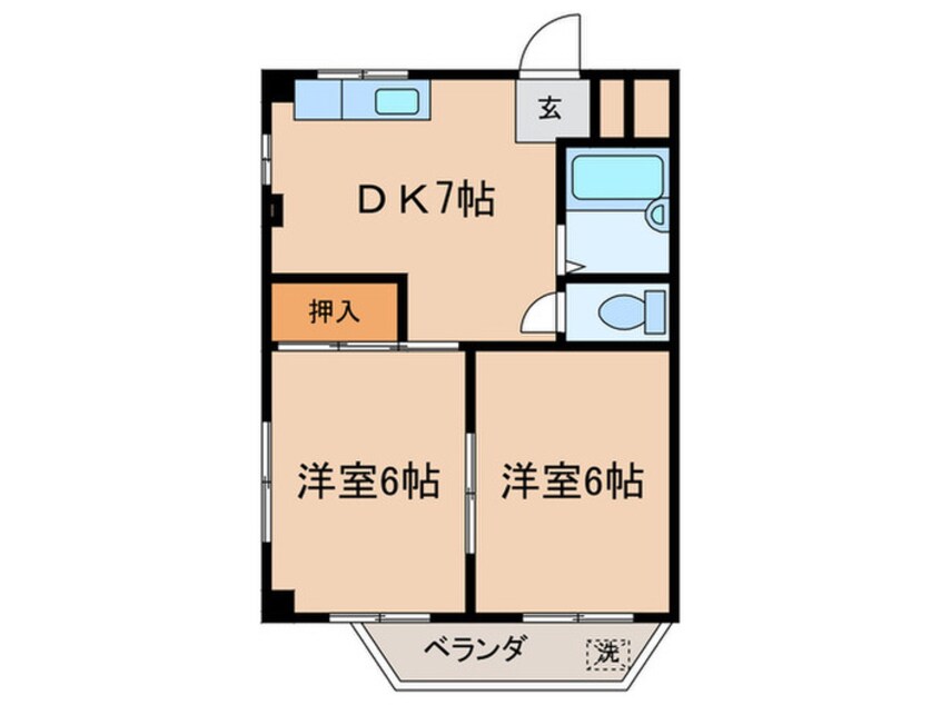 間取図 パストラルマンション