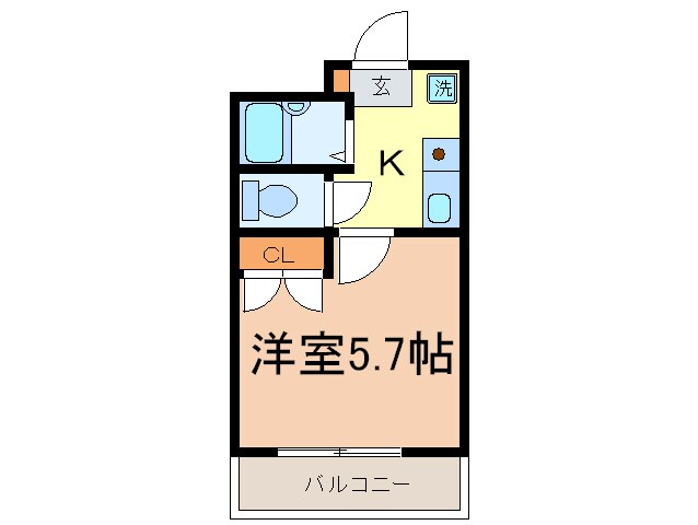 間取り図 萬来ビル（４Ｆ）
