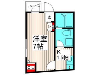 間取図 モダンピース小岩