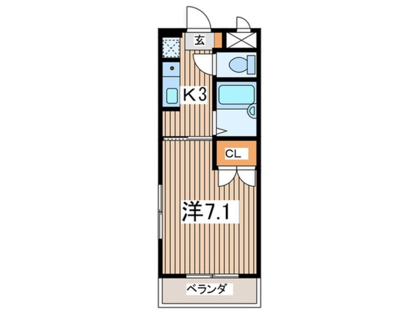 間取図 メゾン榎木町