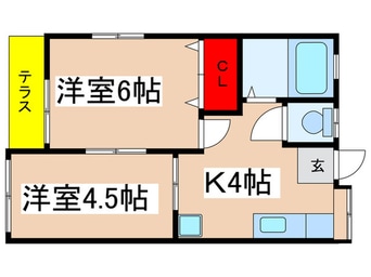 間取図 レジデンスパ－シモン
