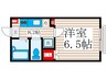 フロムファ－スト 1Kの間取り