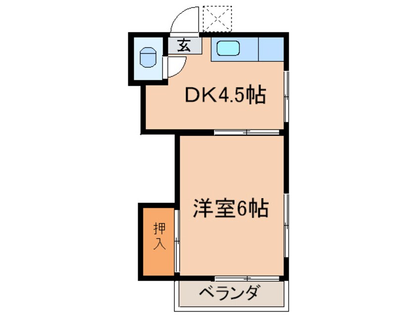 間取図 さつき荘